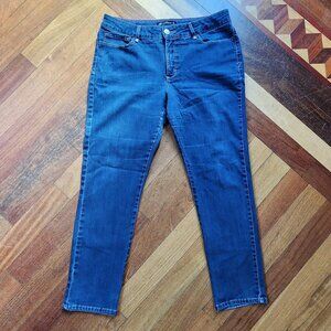 Lee Classic Fit Straight Leg Jeans Size 14 Short